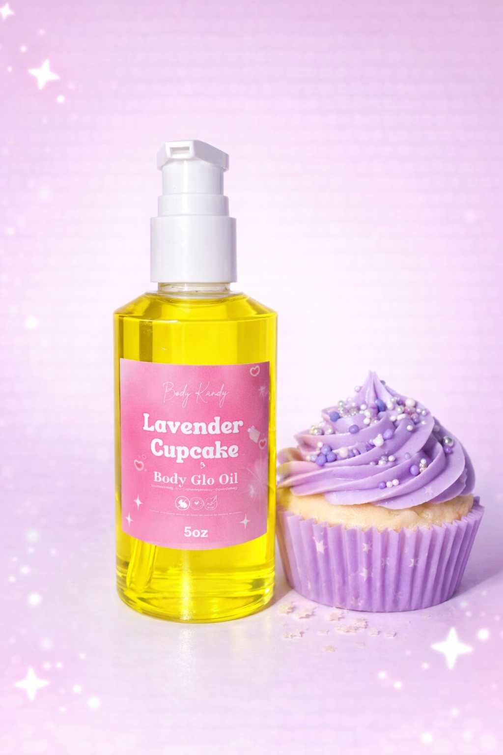 Lavender Cupcake✨Body Glo Oil