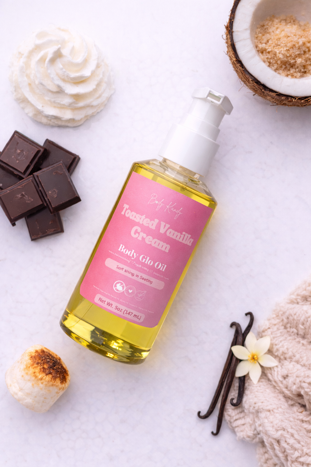 Toasted Vanilla Cream✨Body Glo Oil